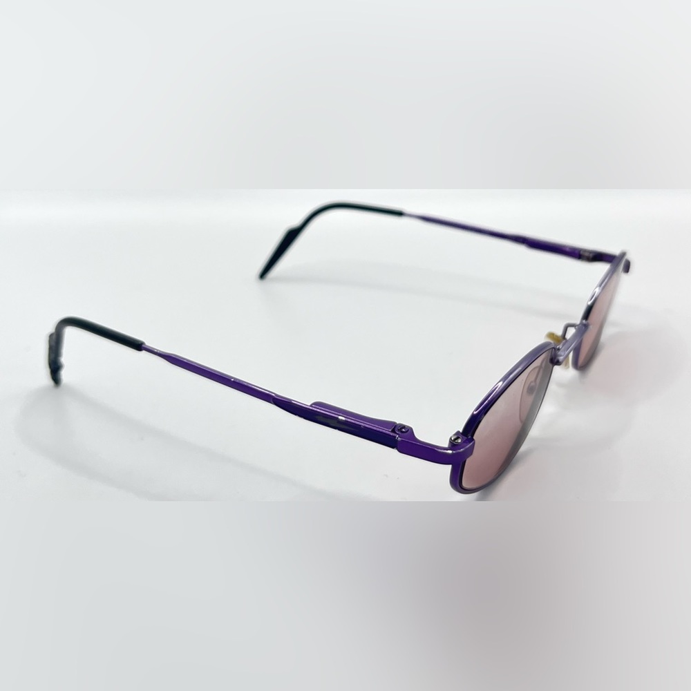 Vintage Time Warner HP 3505 Purple Oval Sunglasses Frames Only